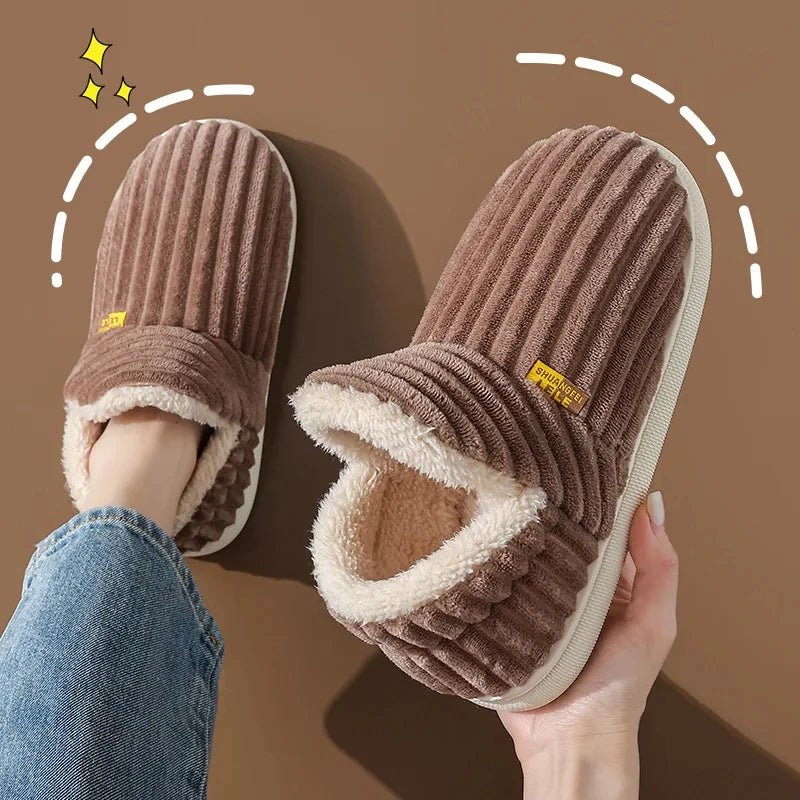 Cozy Fuzzy Indoor Slippers – Premium Comfort by BlissFeet™