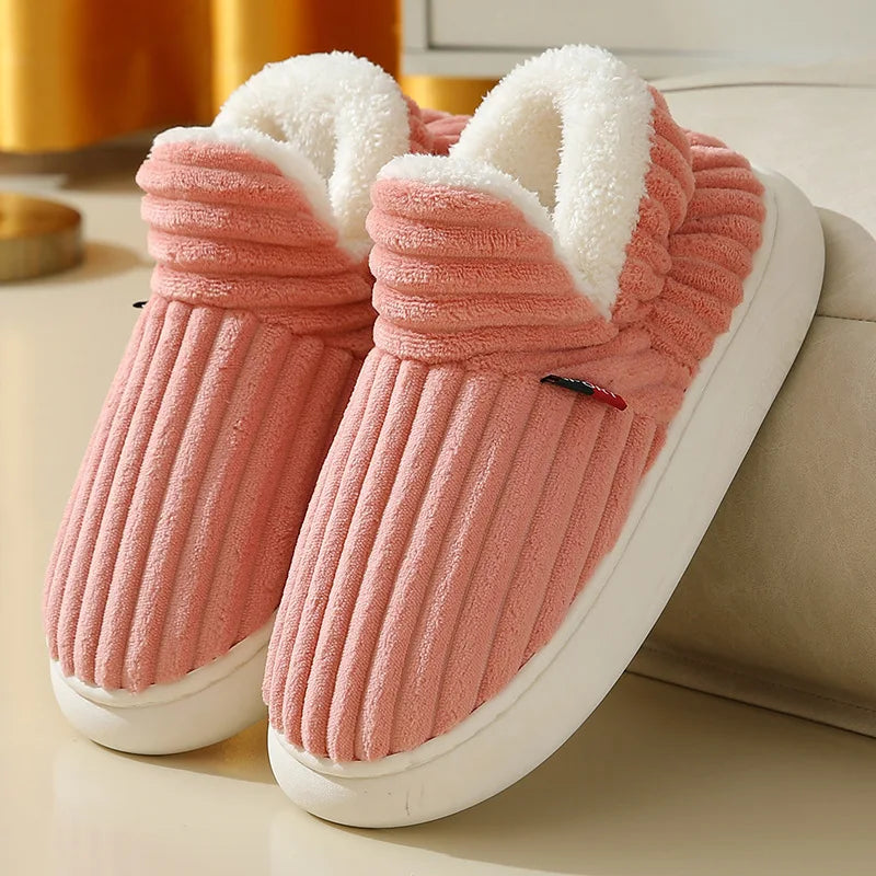 Cozy Fuzzy Indoor Slippers – Premium Comfort by BlissFeet™