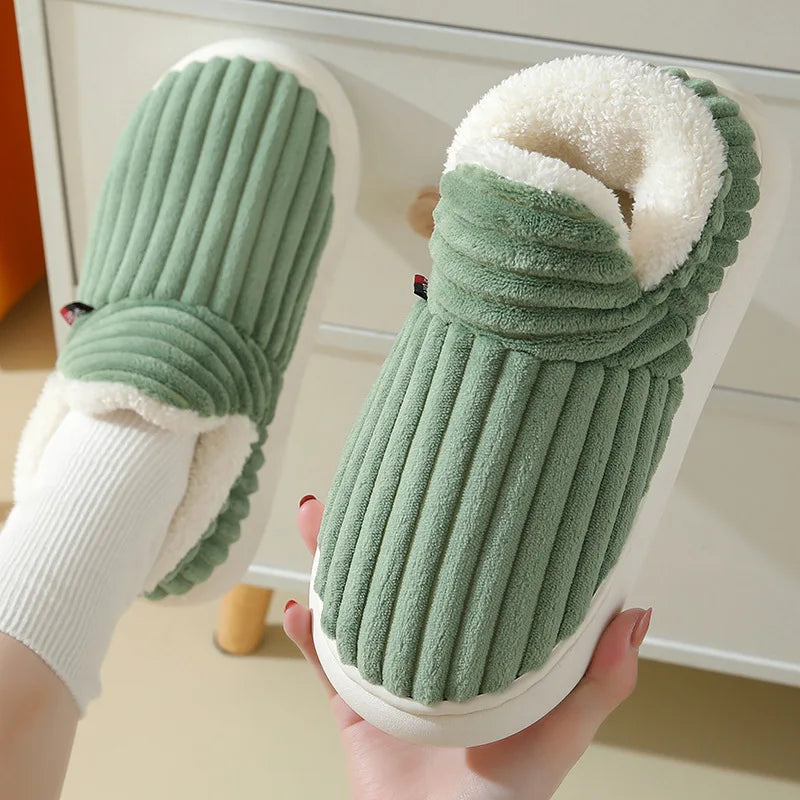 Cozy Fuzzy Indoor Slippers – Premium Comfort by BlissFeet™